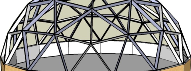 Геодезический купол на даче — интересные идеи оформления оранжереи