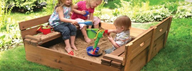 Крышка на песочницу в детском саду