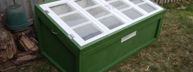 Skleník ze starých okenních rámů – používáme pro pěstování sazenic, video